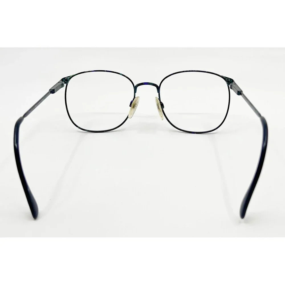 Charmant 4228 Eyeglasses Frames Unisex Green Pattern Metal Japan 54-19-145